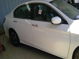 2016 HONDA ACCORD, WHITE, LX MODEL, 2.4L, AT,  A26269